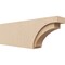 Ekena Millwork 4in. W x 8in. H x 24in. L Rivera Woodgrain TimberThane Rafter Tail, Primed Tan RFTUR04X08X24RIVRCPR - alternate 1